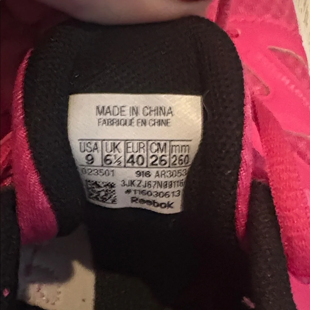 Reebok Women's Vibrant Pink Athletic Sneakers - Picture 5 of 6